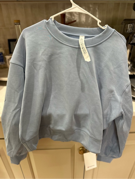 lululemon athletica Tops - lululemon athletica Light Blue Crewneck Sweatshirt